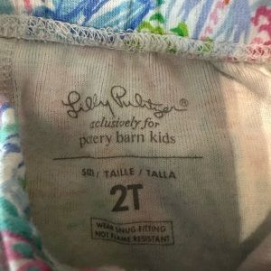 Lilly Pulitzer 2T toddler girls long sleeve pajamas